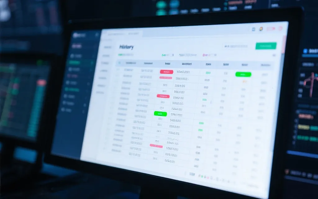 历史数据结构与展示界面